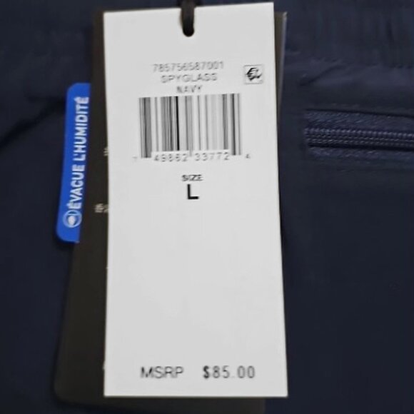 NEW $90 Ralph Lauren RLX Spyglass Running Athletic Shorts! Large Navy RLX Emblem - Picture 3 of 3